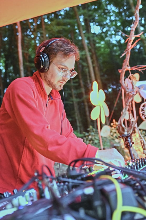 Mindtraveller bei seinem Live-Auftritt beim open ear Ambient Festival 2025