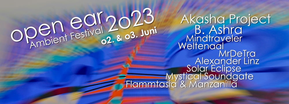 Flyer open ear Ambient Festival 2023
