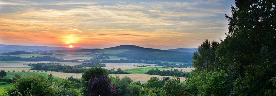 Ruhige Landschaft und meditativer Moment auf dem open ear Festival